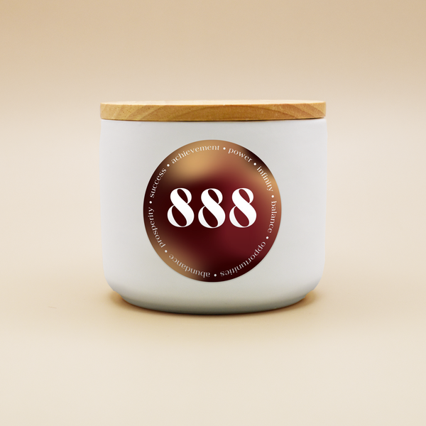 888 Angel Number Candle