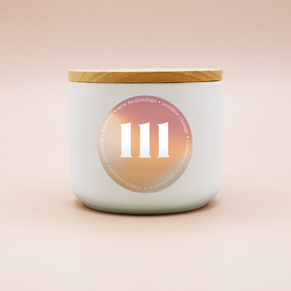 111 Angel Number Candle