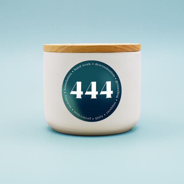 444 Angel Number Candle
